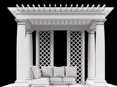 Pergola 2 3D model