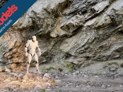 Unimodels Stone Walls Vol 1 Low-poly 3D model