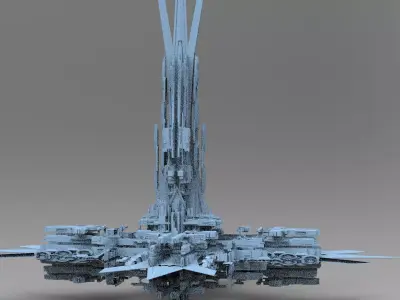 Machine City tower 3 3D model