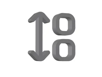 3d apps sort Low-poly 3D model