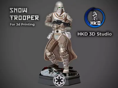 Star wars SnowTrooper Fanart  3D print model
