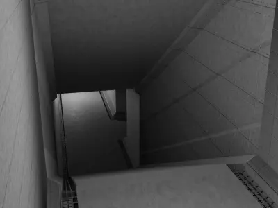 Make your own space station layout - Simple set Low-poly 3D model