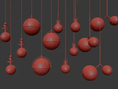 Ceiling Lights Pendant Collection 3D model