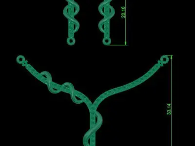 Half set 0058 3D print model