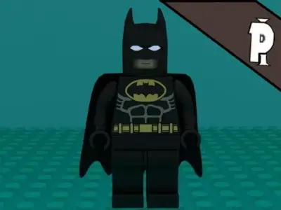 Lego Bat-man Free 3D model