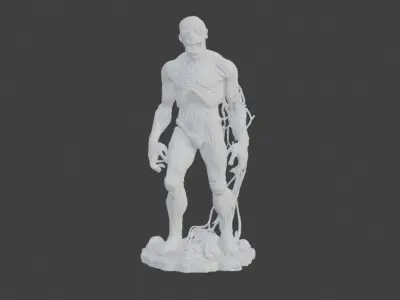 Meat Circuit Low-poly 3D model