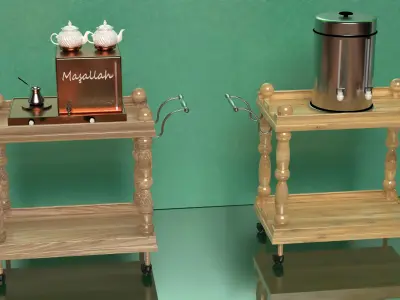 Moonbucks Cafe House 4K 3D model