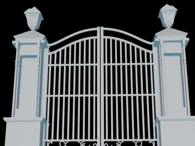 Iron gate v2 3D print model