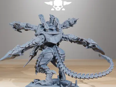 Xenarid Ravage Howler 3D print model
