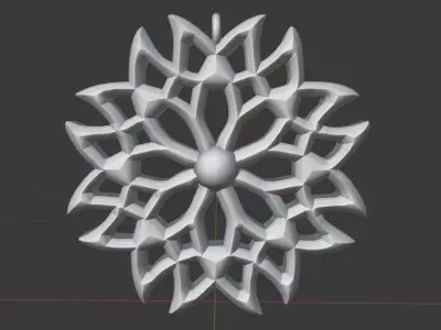 Crescent Pendant Moon Collection 3 3D print model