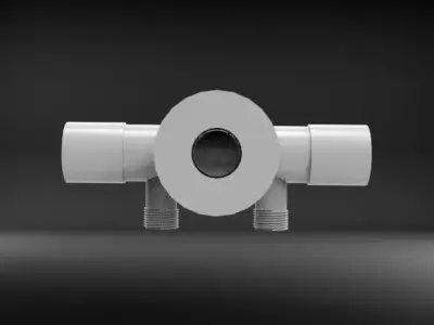 Shower Faucet Model 3D print model