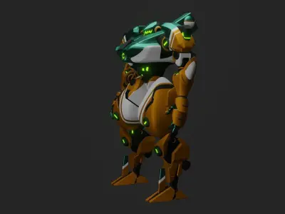 Sci-Fi robot  3D model buy
