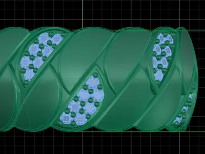 Jewelry ring 326 3D print model purchase