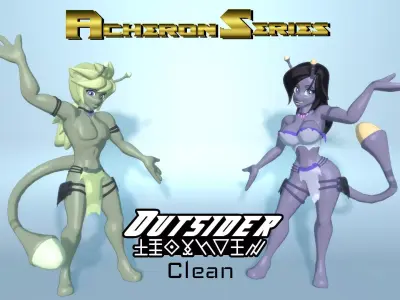 Acheron Outsider Clean Low-poly 3D model