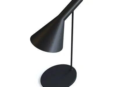 Black Desk Lamp 3D model purchase