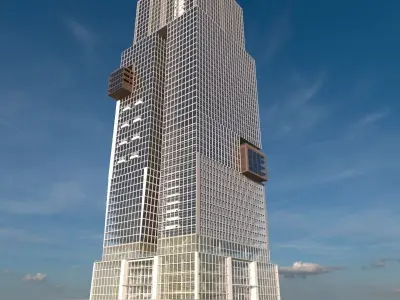 Skyscraper 10 3D model