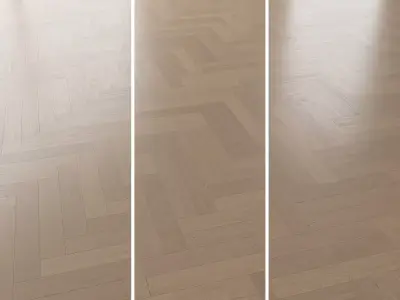 Parquet Oak Canna Brushed set 2 3D model