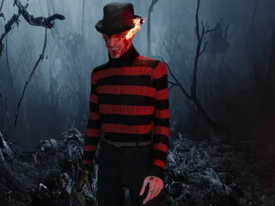 Freddy Krueger  Low-poly 3D model