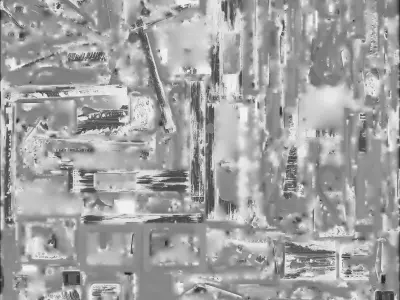 Rusted Vintage Gas Pump 3D Model Post Apocalyptic Prop Low-poly 3D model