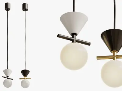 Oneta Pendant Light 3D model