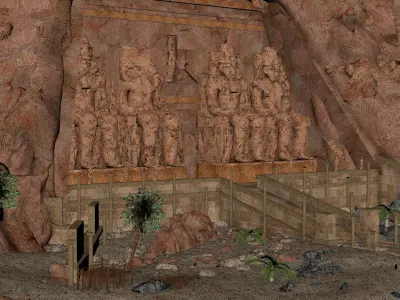 Abu Simbel 3D model