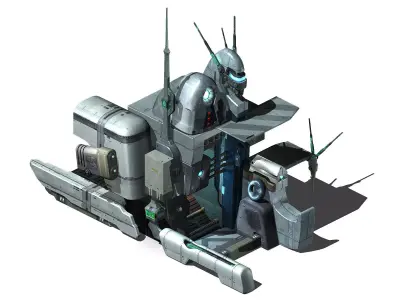 Different dimension - building - entrance 01 3D model