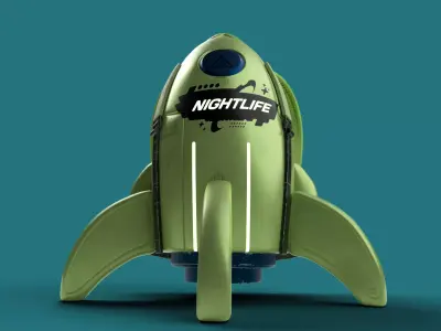 Futuristic Bag 3D model