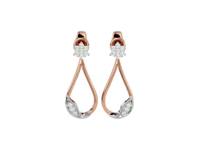 Light Minimalist Diamond Ring Earrings Pendant Set 3D print model