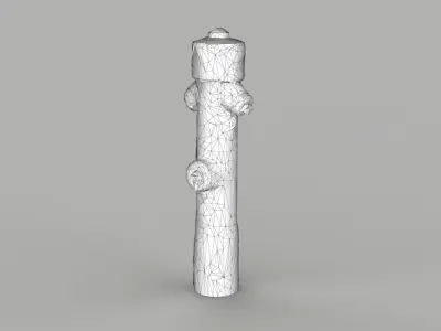 Fire Hydrant 2 Low-poly 3D model