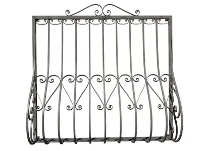 REJA PECHO PALOMO 3D- FENCE - REJA SERIE ESTILO ANDALUZ 3D model