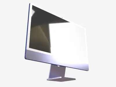 Apple imac 2021 v1 005 Low-poly 3D model