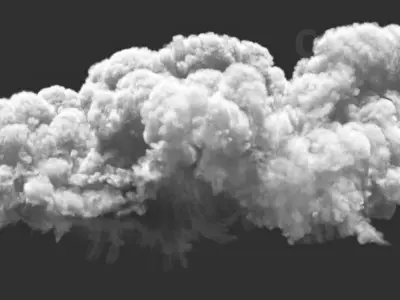 High-quality Cloud - 3D Volumetric cloud 3D model 3D model