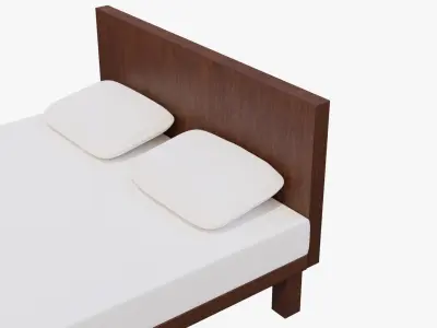 Modern Bed 3D model