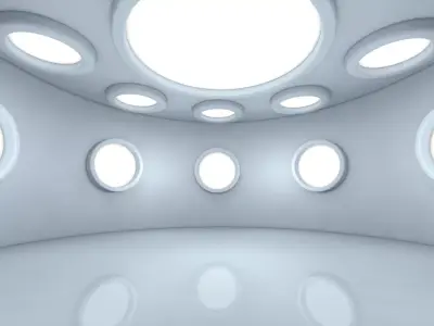 Sci Fi Room 3D model 17