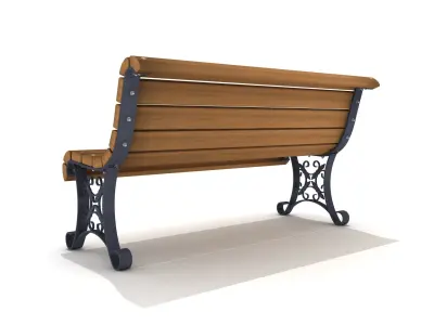 Exterior Bench 04 3D model