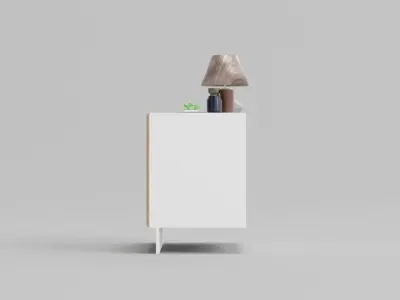 Serenity Sideboard Ensemble Free 3D model