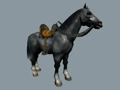 Horse Animated 3D model 3D model