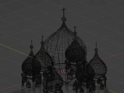 Onion Dome Low-poly 3D model