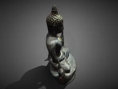 Character - Buddhahood statue 3D model