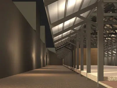 Market place 24ZZ21 3D model