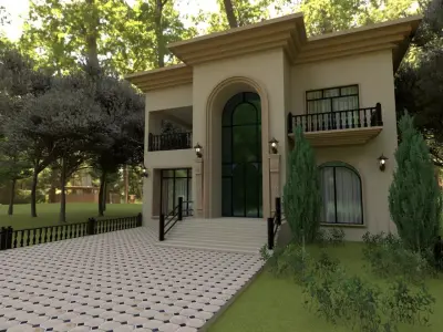 house exterior design  3D model purchase