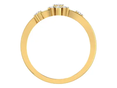 Women Ring  Render 3dm STL OBJ FBX Details 3D print model 283