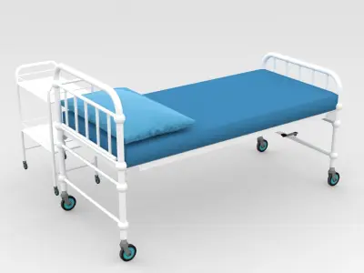 Hospital Bed 3D model