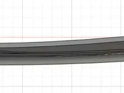 Warframe Skana 3D print model