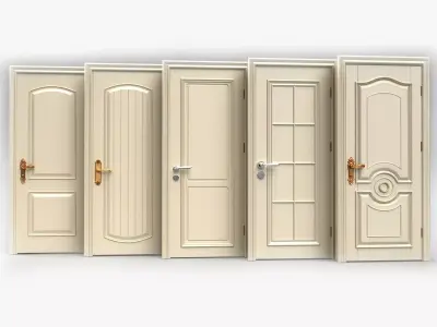 Doors interior 3D model