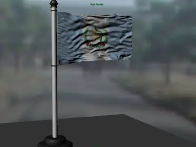 Guatemala flag 3D model