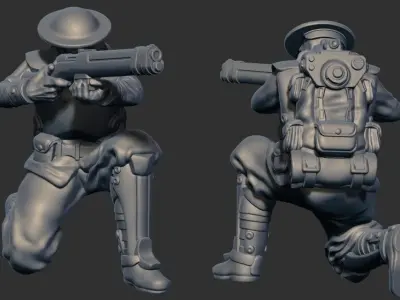 Human Soldiers of Erah 3D print model