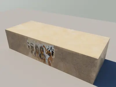 Egyptian Pharaoh tomb 3D model