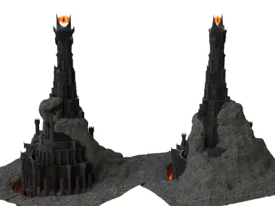 Barad-dur 3D model
