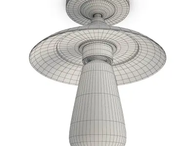Industrial Pendant Lamps Reznor Mullan 3D model